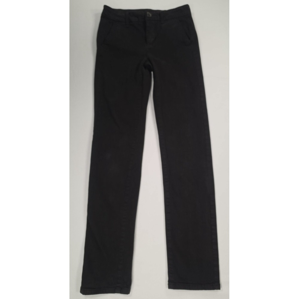 American Eagle Outfitters Skinny Pants Womens 0 Black Stretch Chino Casual